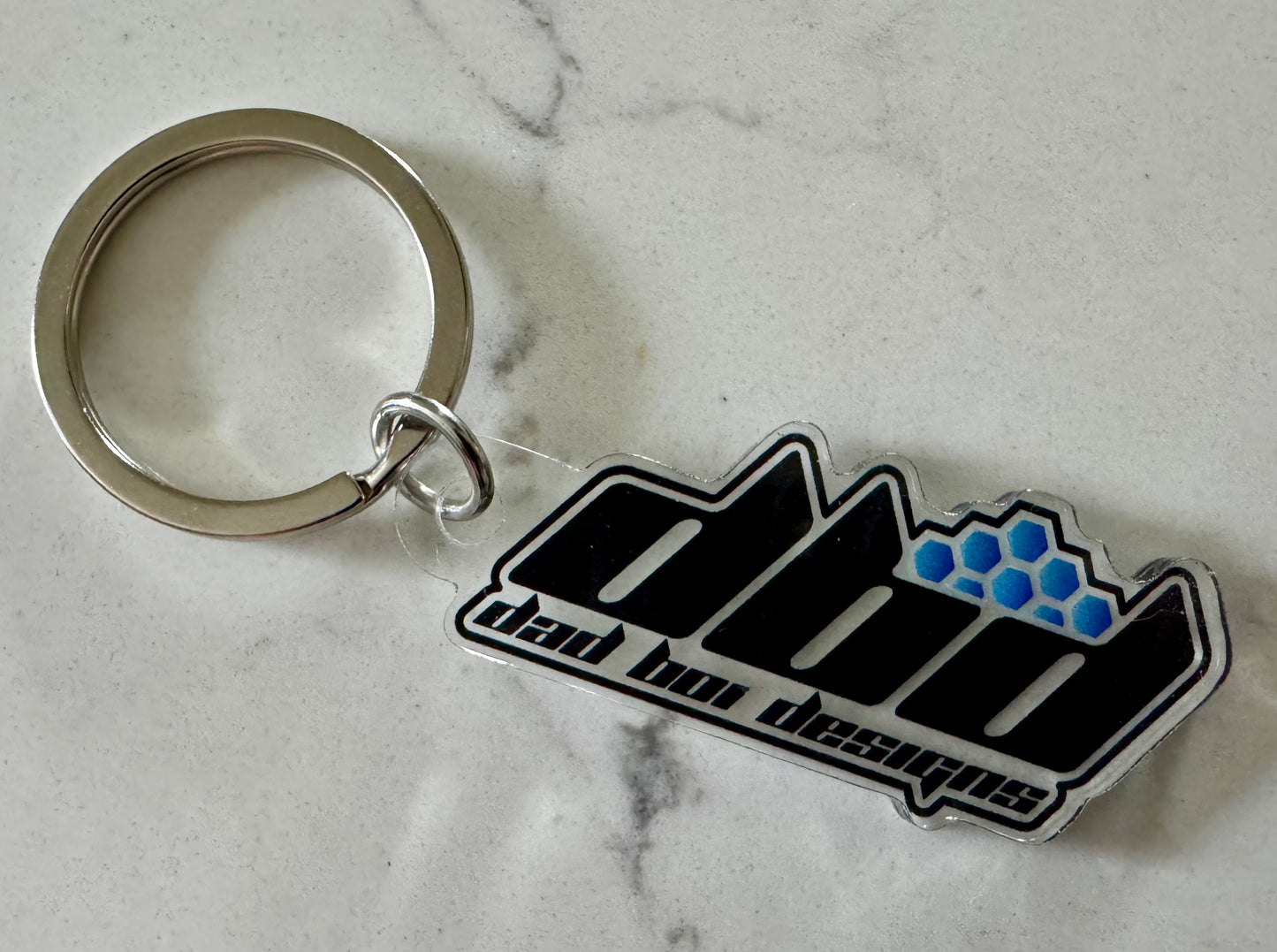 Dad Boi Logo Keychain