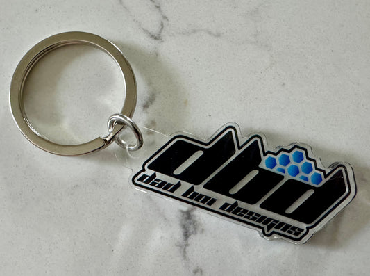 Dad Boi Logo Keychain